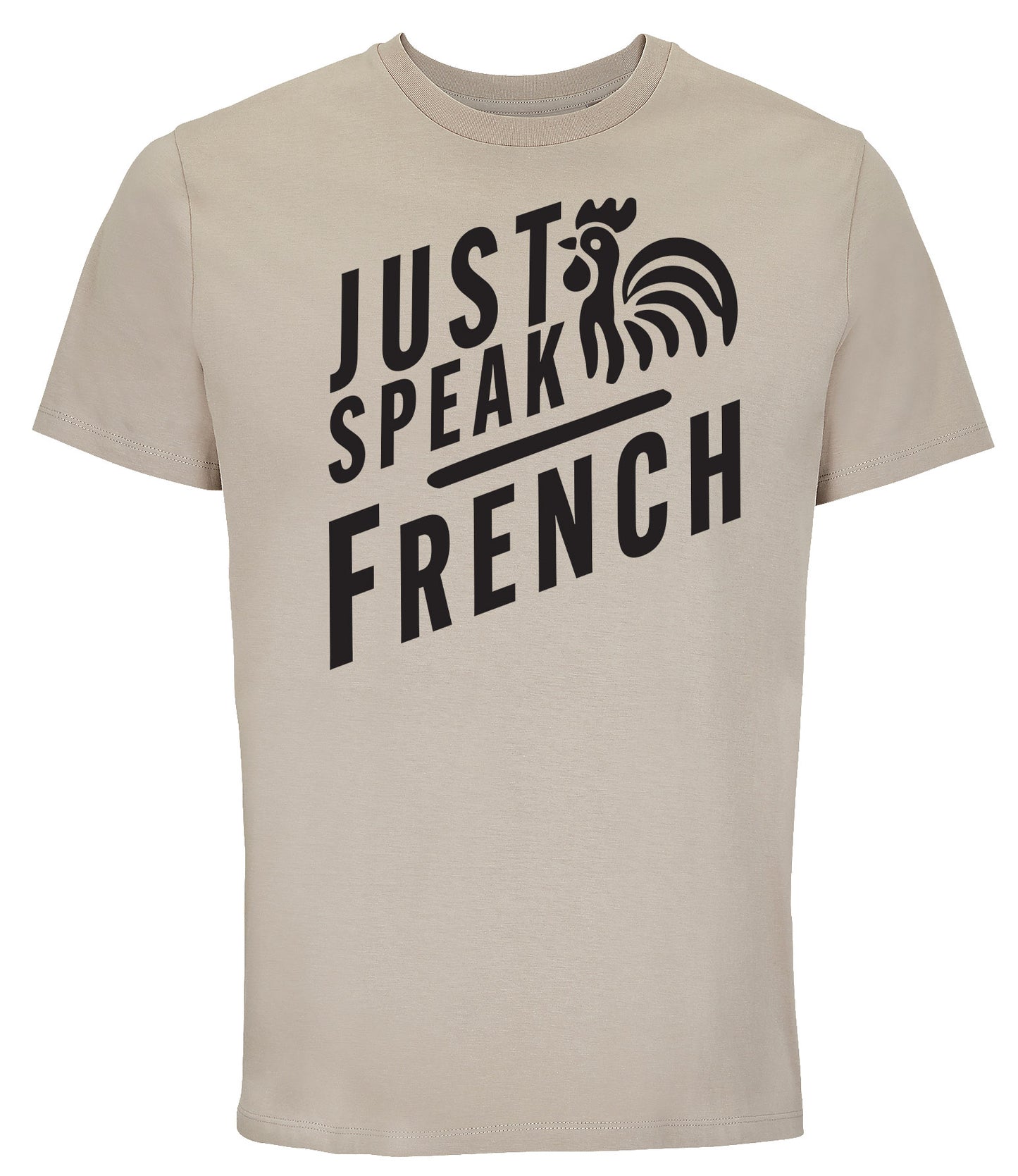 T-Shirt JUST SPEAK FRENCH Corde