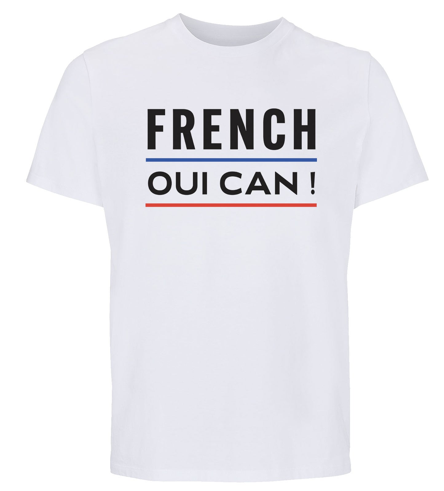 T-Shirt FRENCH OUI CAN Blanc